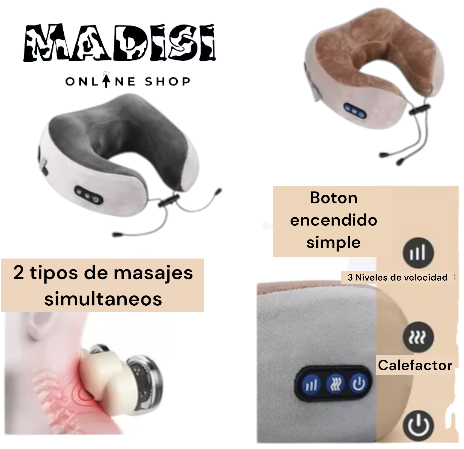 Cuello Masajeador Eléctrico DELUXE PLUSS