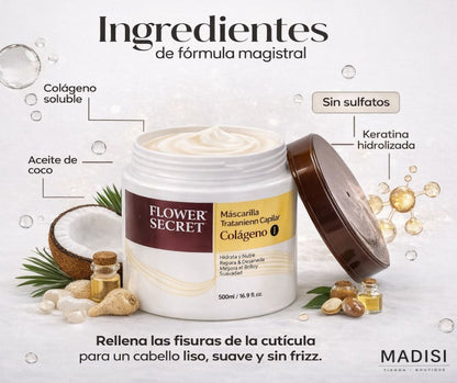 Crema Restauradora Con Colágeno Flower Secret™