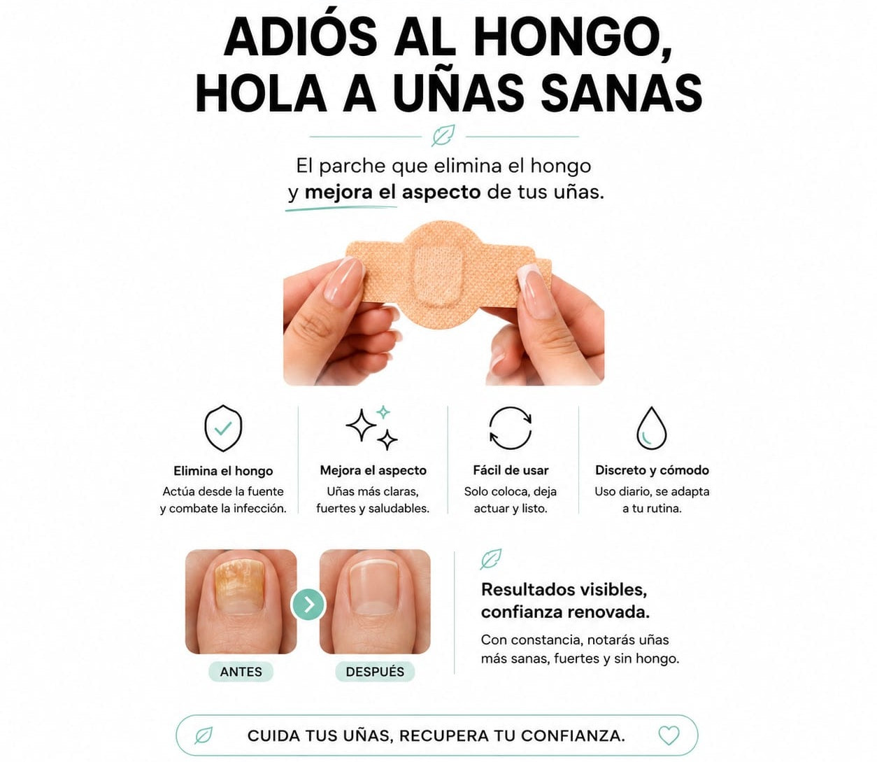 Parche Reparador y Anti-Hongo FreeFeet™