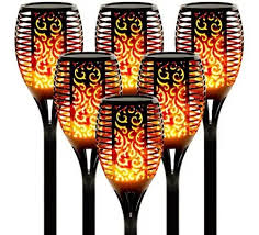 Pack X5 Lampara Antorcha SOLARMAX