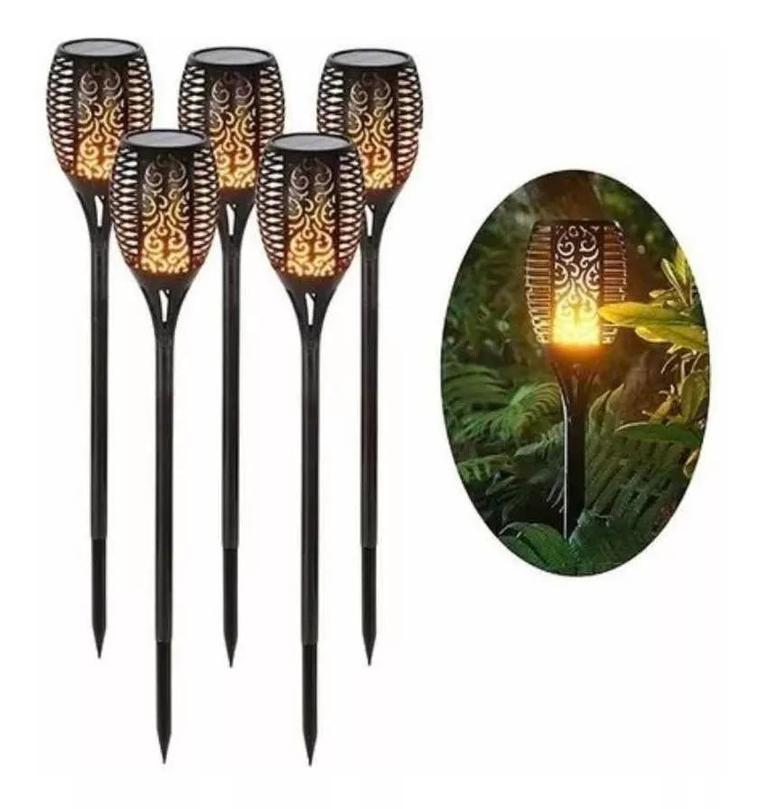 Pack X5 Lampara Antorcha SOLARMAX